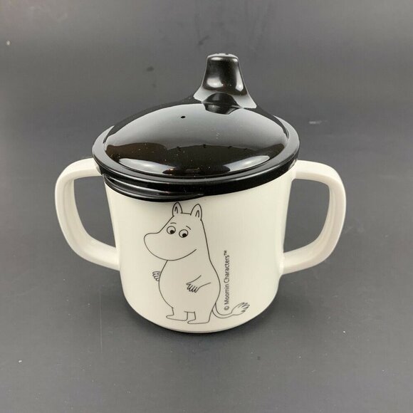 Moomin Mumin 3 Piece Childrens Tableware Set Plate Bowl Sippy Cup Non Slip Bases - Picture 8 of 12